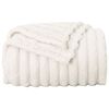 vidaXL Wohndecken 6 pcs Creme 270 x 240 cm Fleece