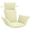 vidaXL Adirondack Kissen PUTTEN 100 % Polyester Creme 60 x 145 x 10 cm