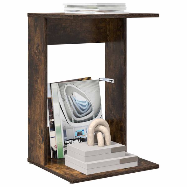 vidaXL Beistelltisch Ger&auml;ucherte Eiche 40 x 38 x 62,5 cm Holzwerkstoff