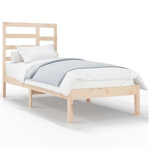 vidaXL Massivholzbett 90x190 cm