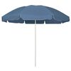 vidaXL Strandschirm Blau 240 cm