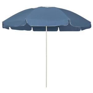 vidaXL Strandschirm Blau 240 cm