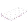 vidaXL Wandkopfteilen 12 pcs Creme 60 x 30 cm Kunstleder