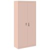vidaXL Aufbewahrungsschrank Rosa 90 x 40 x 200 cm Stahl
