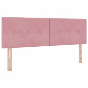 vidaXL Kopfteil Rosa 144 cm Samt
