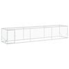 vidaXL H&uuml;hnerzelt Silber 500 x 100 x 100 cm Verzinkter Stahl