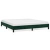 vidaXL Bettgestell ohne Matratze Dunkelgr&uuml;n 180x200 cm Samt