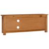 vidaXL TV-Schrank 100x30x40 cm Teak Massivholz