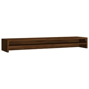 vidaXL Monitorst&auml;nder Braun Eichen-Optik 100x24x13 cm Holzwerkstoff