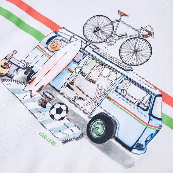 Kinder-T-Shirt Ecru 128