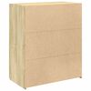vidaXL Sideboard Sonoma-Eiche 80x42,5x93 cm Holzwerkstoff
