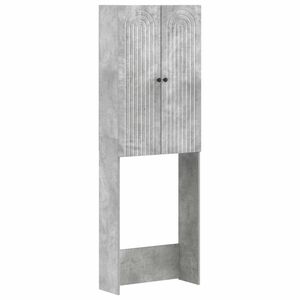 vidaXL Toilettenschrank ALKMAAR Betongrau 66 x 25,5 x 190 cm
