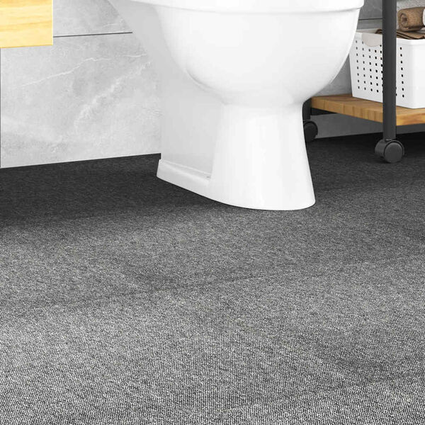 vidaXL Teppichfliesen 20 Stk. 5 m&sup2; 50x50 cm Grau