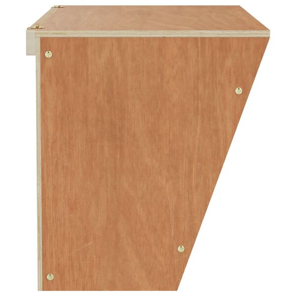 vidaXL Heuraufe f&uuml;r Kaninchen 37x18,5x23 cm Massivholz Tanne
