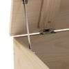 vidaXL Truhe mit Deckel RANA 100x49x54 cm Massivholz Kiefer