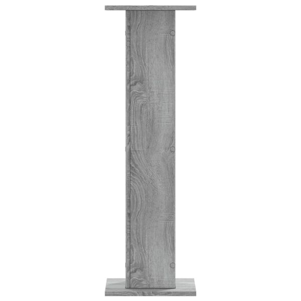 vidaXL Lautsprecherst&auml;nder 2 Stk. Grau Sonoma 30x30x95cm Holzwerkstoff