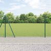 vidaXL Zaunpfosten Gr&uuml;n 10 x 1,2 m (25 x 25 mm Maschen) Stahl und PVC