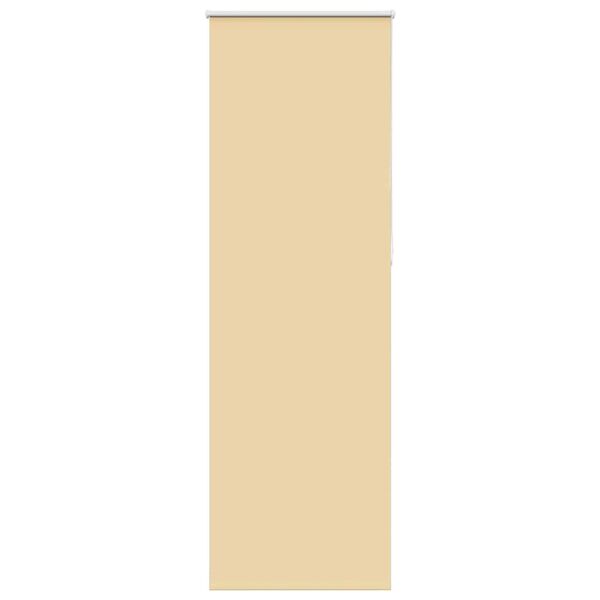 vidaXL Verdunkelungsrollo Beige 80x230cm Stoffbreite 75,7 cm Polyester