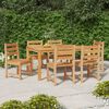 vidaXL Gartenst&uuml;hle 6 Stk. Massivholz Teak