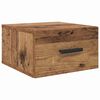 vidaXL Nachttisch 2 pcs Altholz 35 x 35 x 20 cm Holzwerkstoff