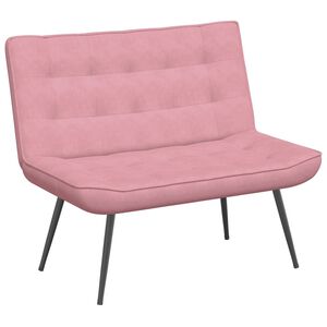 vidaXL Sitzbank Rosa 110x74x84 cm Samt