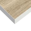 vidaXL Schweberegal Eichen-Optik und Weiß 80x23,5x3,8 cm MDF