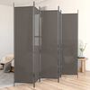 vidaXL 5-tlg. Paravent Anthrazit 250x200 cm Stoff