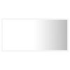 vidaXL LED-Badspiegel Weiß 80x8,5x37 cm Acryl