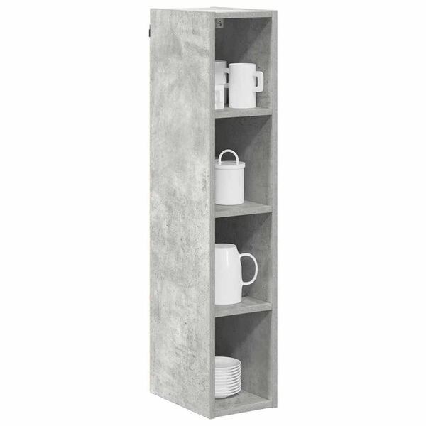 vidaXL H&auml;ngeschrank Beton Grau 20 x 29,5 x 100 cm Holzwerkstoff