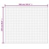 vidaXL Gewichtsdecke Grau 220x260 cm 11 kg Stoff