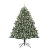 vidaXL K&uuml;nstlicher Weihnachtsbaum mit 300 LEDs mit St&auml;nder Gr&uuml;n 180 cm