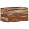 vidaXL Truhe 57x30x30 cm Massivholz