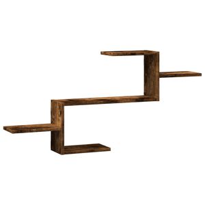 vidaXL Wandregal R&auml;uchereiche 104x15x49 cm Holzwerkstoff