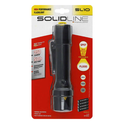 SOLIDLINE Taschenlampe SL10 mit Clip 750 lm