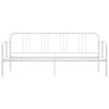 vidaXL Schlafsofa Bettgestell Weiß Metall 90x200 cm