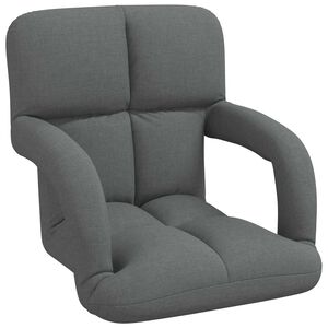vidaXL Verstellbarer Bodenstuhl mit Armlehne 5-stufige Position Stoff