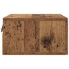 vidaXL Nachttisch mit Schubladen Altholz 35 x 35 x 20 cm Holzwerkstoff