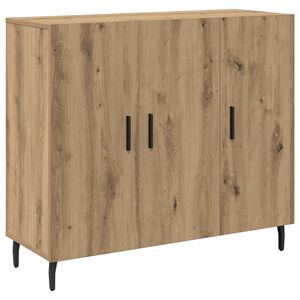 vidaXL Sideboard Artisan-Eiche 90 x 34 x 80 cm Holzwerkstoff