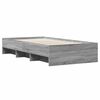 vidaXL Bettgestell Grau Sonoma 75x190 cm Holzwerkstoff