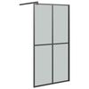 vidaXL Duschwand f&uuml;r Walk-in Dusche 100x195cm Dunkles Sicherheitsglas