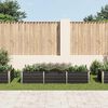 vidaXL Garten-Hochbeet Anthrazit 240 x 80 x 45 cm Verzinkter Stahl