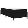 vidaXL Boxspringbett Schwarz 100 x 200 cm Stoff