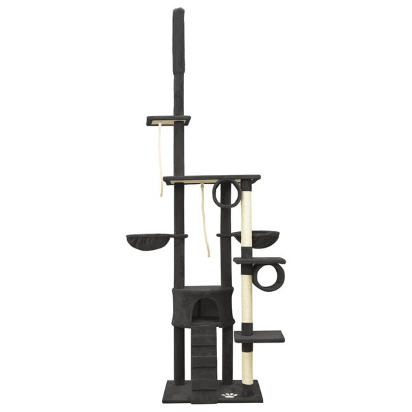 vidaXL Kratzbaum Dunkelgrau 220-240 cm