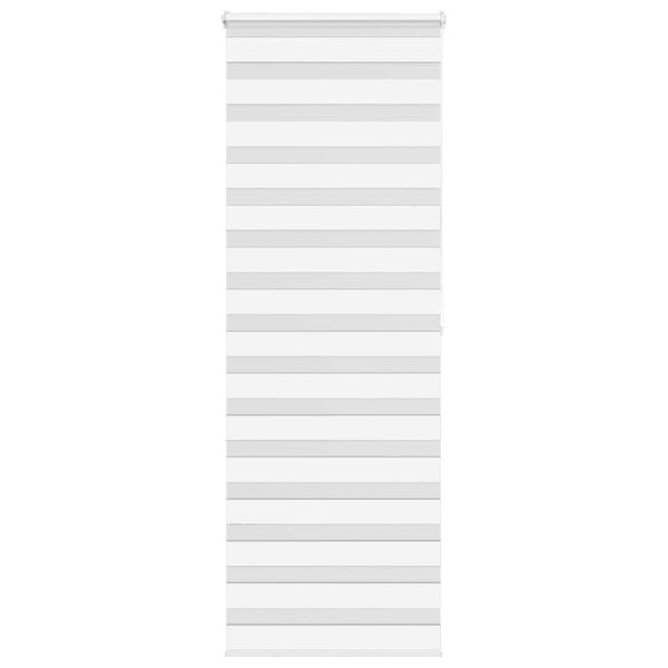 vidaXL Doppelrollo Wei&szlig; 70x200 cm Stoffbreite 65,9 cm Polyester