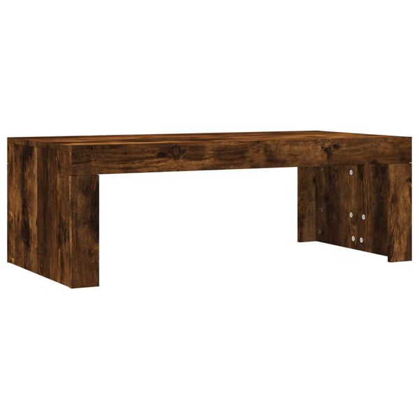 vidaXL Couchtisch R&auml;uchereiche 102x50x36 cm Holzwerkstoff