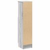 vidaXL Badezimmerschrank mit Rollenhalter Grau Sonoma 20,5x22x90 cm