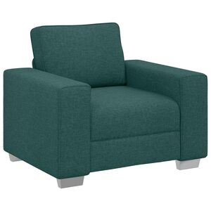 vidaXL Sofa Dunkelgr&uuml;n 100 x 80 x 82 cm Stoff
