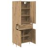 vidaXL Highboard Artisan-Eiche 69,5 x 34 x 180 cm Holzwerkstoff