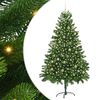 vidaXL Weihnachtsbaum mit 300 LEDs mit St&auml;nder Gr&uuml;n 210 cm PE