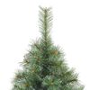 vidaXL K&uuml;nstlicher Scharnier-Weihnachtsbaum schneebedeckt Gr&uuml;n 120 cm